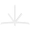 Ekena Millwork Alberta Architectural Grade PVC Gable Bracket, 84"W x 56"H x 4"D x 4"F, 16/12 Pitch GBP084X56X0404ALB00 - alternate 4
